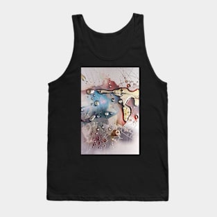 Rich Earthy Abstract, Cool Abstract Tank Top
